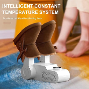 Shoe Dryer and Deodorizer - Auto Off Timer - Folding Design and Smart Panel