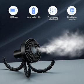 Mini Portable Stroller Fan