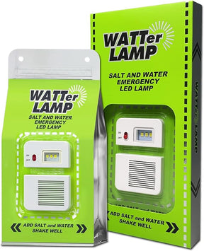 Salt and Water LED Lamp